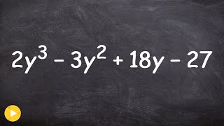 The easy way to factor a polynomial with four terms grouping [upl. by Lubbock]