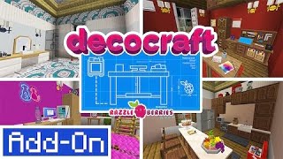 Decocraft  Minecraft Marketplace Addon  Showcase [upl. by Audra156]