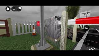 Botley Drove Level Crossing  North Yorkshire Roblox 29102024 [upl. by Zoha]