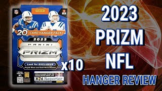 2023 Panini Prizm NFL Hanger Box Review  Gold Wave Hunt [upl. by Wj11]