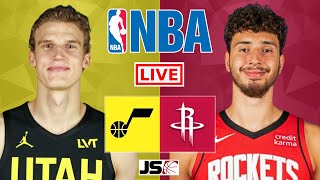 Utah Jazz vs Houston Rockets  NBA Live Scoreboard 2024 [upl. by Krid]