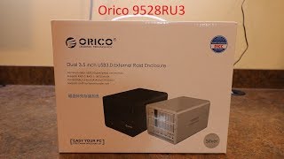 Orico 9528RU3 Dual Drive RAID Enclosure Quick Look [upl. by Anemix403]