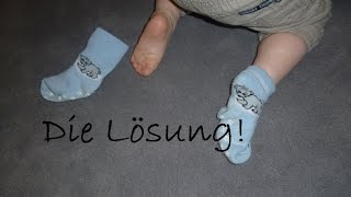 DMz Rutschende Babysocken was tun [upl. by Eiaj]