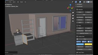 Blender 3d arquitectura con archimesh ventanas puertas muebles etc gratis [upl. by Sarena]