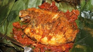 Kerala Karimeen Pollichathu Pearl Sport Fish Fry in banana leaves  pachakamcom [upl. by Aeduj]