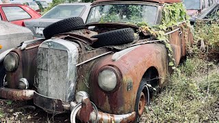 ☆究極のラグジュアリー☆1956年メルセデス ベンツ 300c アデナウアーを引き上げる！30年放置 Mercedes Benz 300c W186 Adenauer [upl. by Yatnoed]