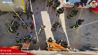 🚒🔥 11° CORSO VIGILI DEL FUOCO VOLONTARI CASORATE PRIMO 🔥🚒 [upl. by Materi]