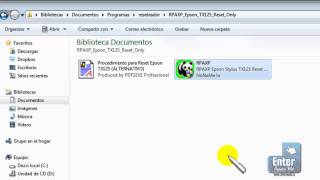▶ Como Resetear Impresora Epson TX125 Reseteador Epson TX125 YouTube [upl. by Tobi79]