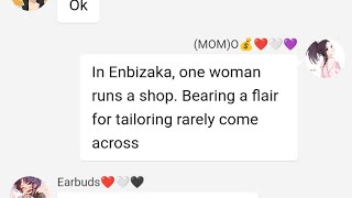 Mha Texting Story Tailor of Enbizaka quotlyric prankquot [upl. by Irabaj297]