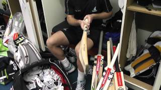 Chris Nash goes through is GrayNicolls kit bag [upl. by Nylhsa]