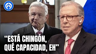 LópezDóriga sobre la canción de AMLO “La rima por la rima” [upl. by Nnaaihtnyc279]