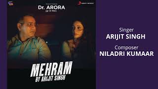 Mehram Dr Arora  Arijit Singh New Song  Niladri Kumaar  FULL AUDIO [upl. by Ahsotal]