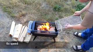 BioLite Firepit Review  wood cooking [upl. by Solraced]