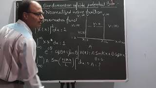 Normalized wave function in particle in one dimensional box [upl. by Almeida]