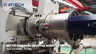 plastic films recycling pelletizing machine [upl. by Gnouv]