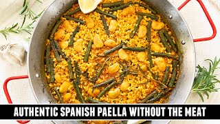 ChiknLess Paella Valenciana  Authentic Recipe without the Meat [upl. by Oran]