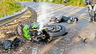 Riders Having a Really Bad Day  Unexpected and Crazy Motorcycle Moments  Ep464 [upl. by Notslah]