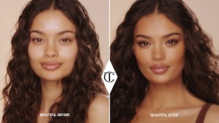 How to Apply Cream Bronzer for a Bronzed Glowing Goddess Summer Makeup Look  Charlotte Tilbury [upl. by Heigl616]