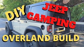 DIY Jeep Wrangler Camping Overland Build [upl. by Elena441]