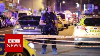 Finsbury Park Mosque quotThis is a terrorist attackquot eyewitness  BBC News [upl. by Adekahs]