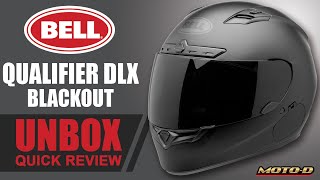 Bell Qualifier DLX Helmet Matte Blackout – Quick Review  MOTOD Racing [upl. by Ahsieuqal]