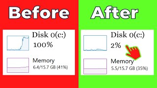 Fix 100 DISK USAGE Windows 11 amp Windows 10 2022 [upl. by Achorn]