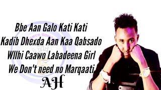 LIL BALIIL  SONG SOO BOOD  LYRICS  BY SHANTA SOMAALI [upl. by Sunil]