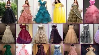 Beautiful Letest Design ke Gawn All over colour And prince cut design fashion [upl. by Anyk116]