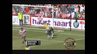 Hereford United Promotion to League One at Brentford  Goals 30 [upl. by Adah]