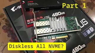 Diskless Server Project “All out Nvme Drives” tagalog nxd8 Part 1 [upl. by Reyotal]