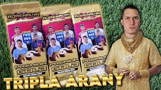 Panini Adrenalyn XL FIFA 365 2024  Prémium Gold Tripla Csomag [upl. by Waldner]