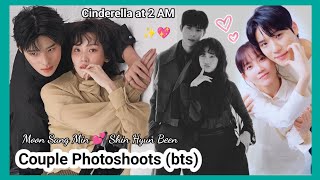 Moon Sang Min and Shin Hyun Been Couple Photoshoot  Sweet Moments  Cinderella At 2 AM KDrama [upl. by Llirpa]