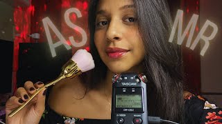 ASMR  SONS DE BOCA E PINCEL NA TELA 👄 [upl. by Leachim]