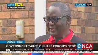 Budget 2023  Government takes on half Eskoms debt [upl. by Spence]