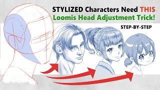 Master ANY Character Style with Loomis Method Beginner Friendly [upl. by Aizitel]