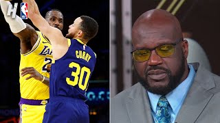 TNT Crew reacts to Warriors vs Lakers Highlights [upl. by Ladew196]