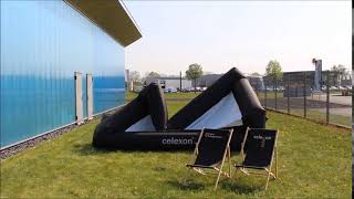 celexon INF200 Inflatable outdoor screen [upl. by Yoo]