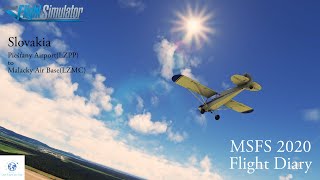 MSFS 2020 Flight Diary  1日1飛  Slovakia  LZPP to LZMC  Microsoft Flight Simulator 2020 [upl. by Stearn]