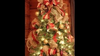 How to Decorate a wonderful Christmas tree Very easy DIY [upl. by Nadabas]