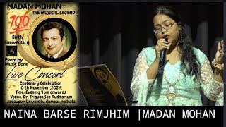 NAINA BARSE RIMJHIM RIMJHIM  MADAN MOHAN  WO KAUN THI  Live Concert Kolkata [upl. by Sherlock]