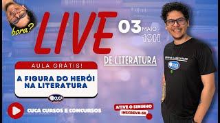 LIVE DE LITERATURA  PROF PAULINHO  0405  19h  MAO [upl. by Ydnab]