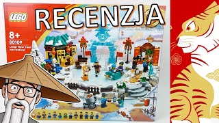 LEGO Nowy Rok Księżycowy  Festiwal Lodu 80109  RECENZJA 🐯 [upl. by Brieta]