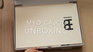 Meinl myo cajon unboxing [upl. by Imailiv76]