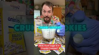 Crumbl Cookies Have So Much Sugar 🤯 Part 1 shorts crumbl cookies science food review [upl. by Qahsi]