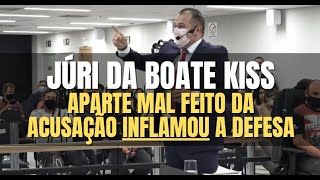 🔴 Caso Boate Kiss Aparte malfeito da acusação inflamou a Defesa [upl. by Lucila]