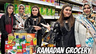 RAMZAN GROCERY SHOPPING  itni zyada shopping kr li🛒 NA59 [upl. by Tychon]