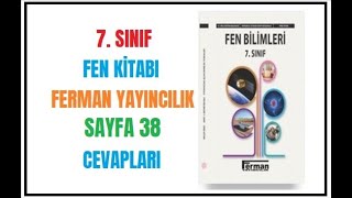 7 Sınıf Fen Kitabı Ferman Yayıncılık Cevapları Sayfa 38 [upl. by Toille]