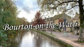 Bourton on the water The Venice of the Cotswolds Morning stroll around a unique English village [upl. by Vernier24]