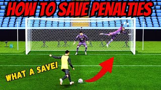 HOW TO DIVE amp SAVE PENALTIES ON EAFC [upl. by Belldame]