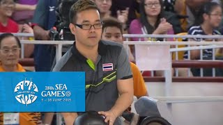 Bowling Mens Masters  28th SEA Games Singapore 2015 [upl. by Nodnal840]